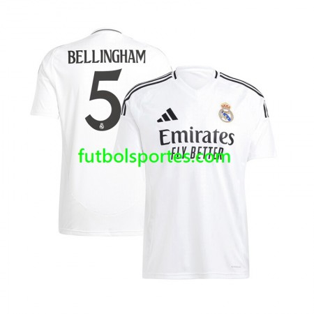 Camiseta Real Madrid Jude Bellingham 5 Primera Equipación 2024/2025